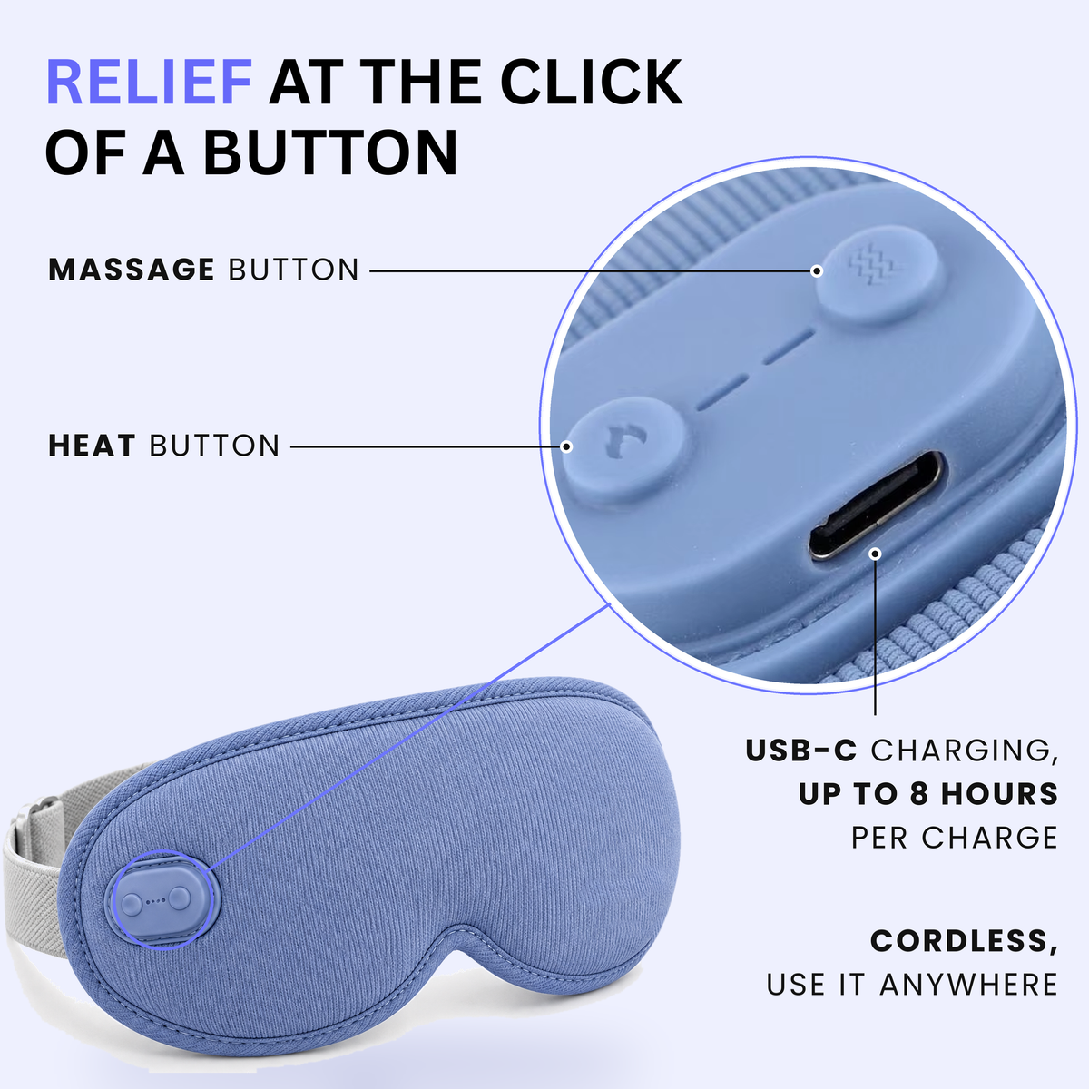 Ocuelle™ Warm Compress Eye Mask
