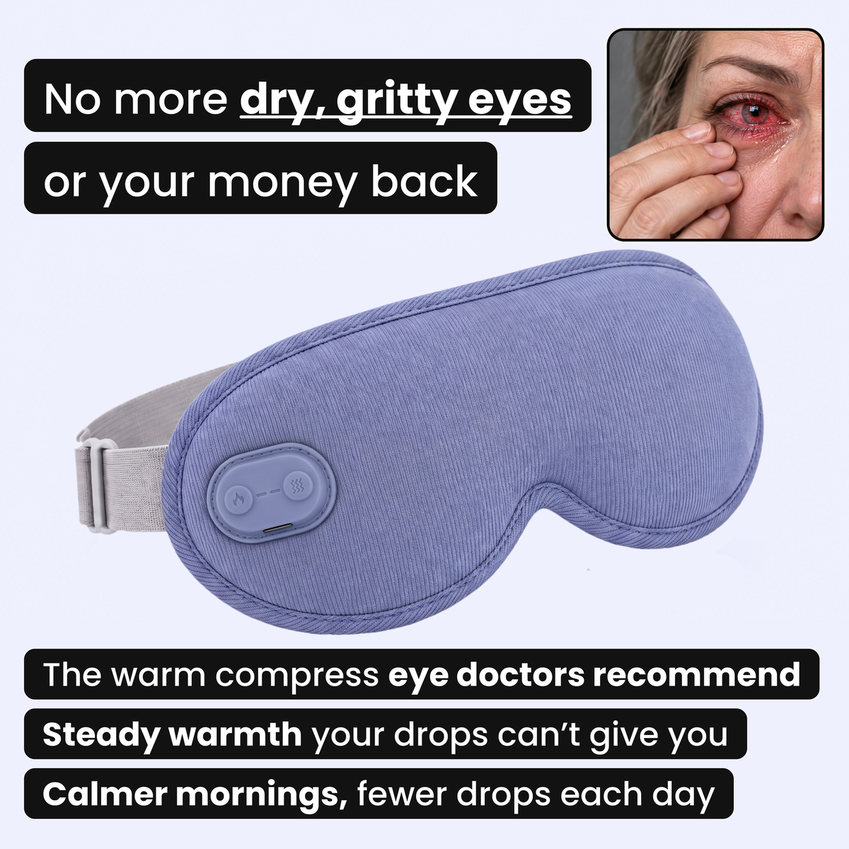Ocuelle™ Warm Compress Eye Mask